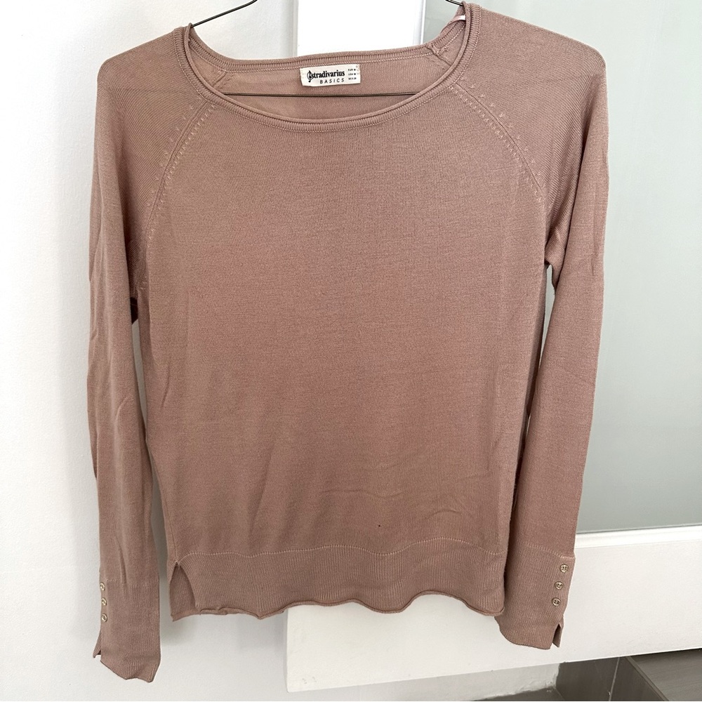 Stradivarius Dusty Rose Sweater
